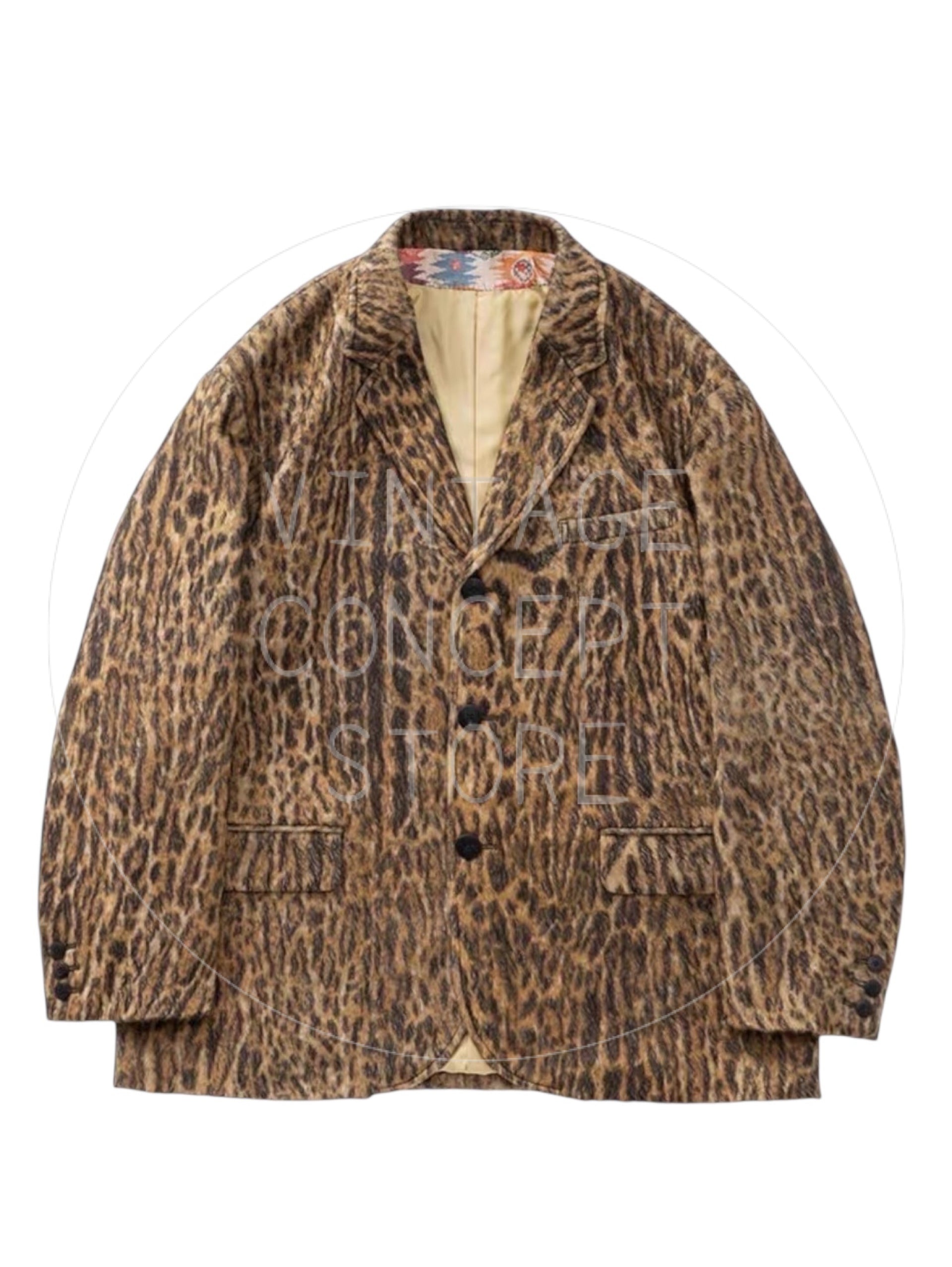 visvim 26SS BOWEN BLAZER LEOPARD